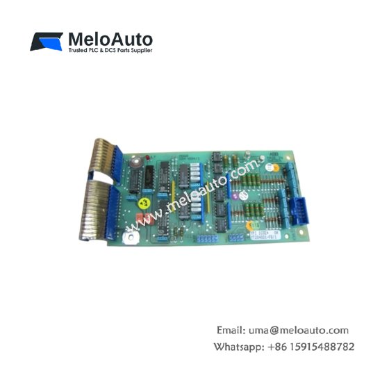 The ABB YPI103E YT204001-FB Digital Input Board features a resistive network and LED indicators, providing precise digital signal processing for ABB automation systems.