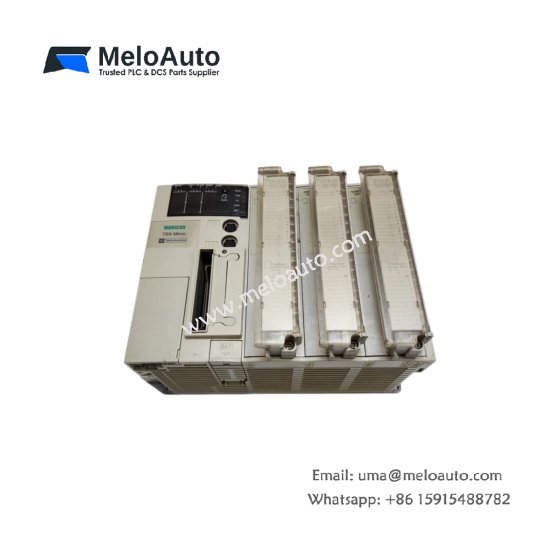 The Schneider TSX3721AC is a robust, high-performance PLC for industrial automation with 32 I/O points, RS-232, and RS-485 ports.