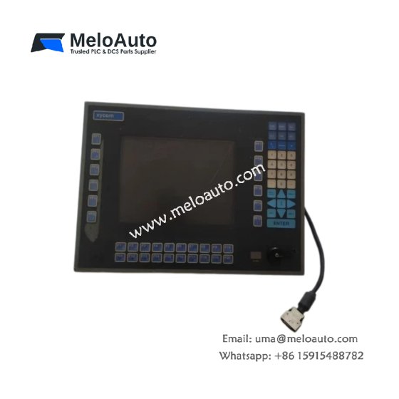 Discover the Xycom 3410KP operator interface flat panel with high-resolution display, low power consumption, and versatile connectivity options for industrial automation.