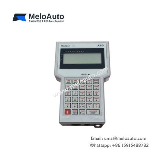 The Schneider 520VPU19200 handheld programmer is a compact, reliable tool with an LCD screen and RS-232 interface, designed for Schneider devices.