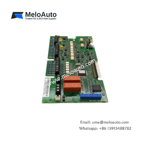 The ABB SNAT 4041 PC board features a 34-pin connector, 10 screw terminals, and durable design, ideal for industrial automation systems and control panels.