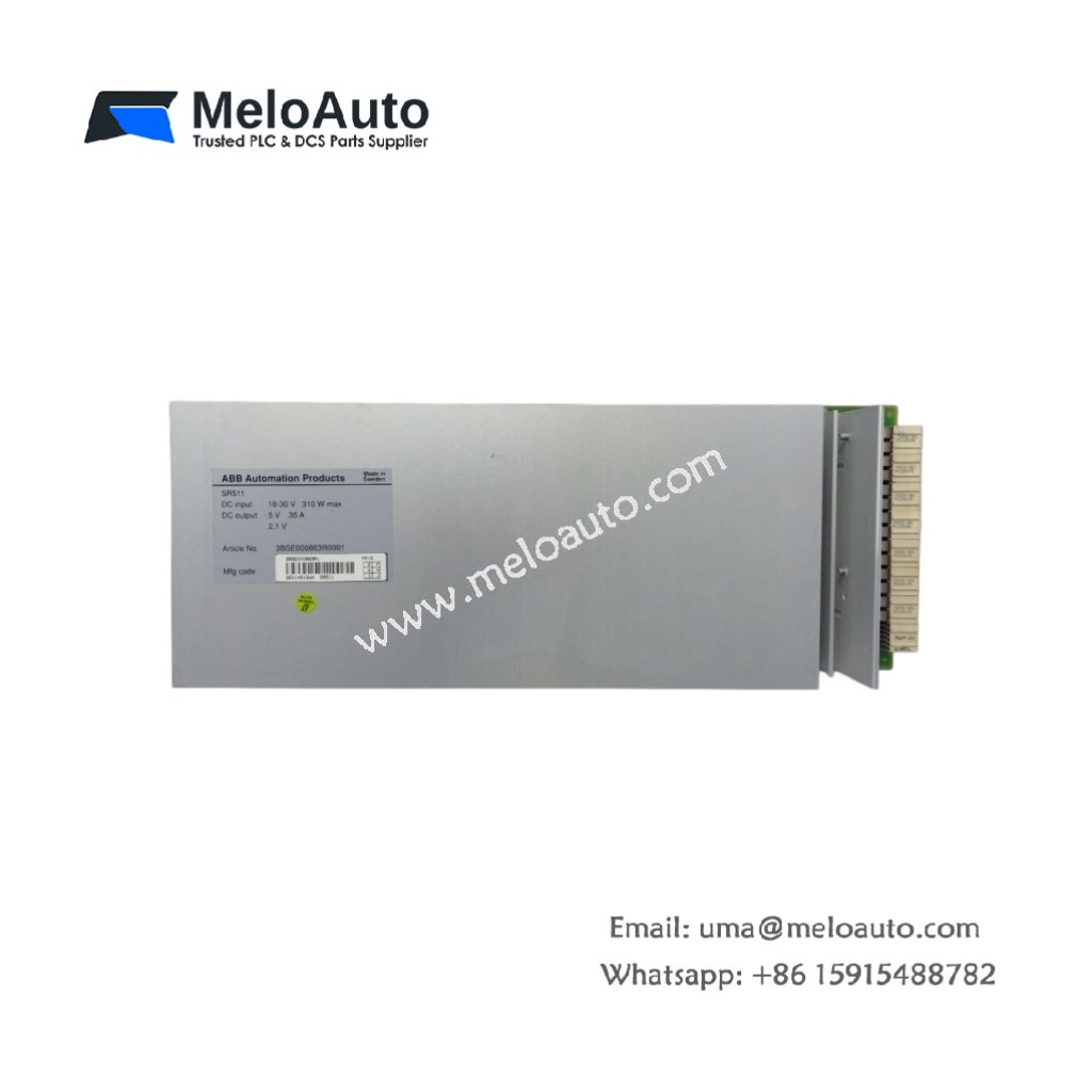 ABB SR511 3BSE000863R0001 Regulator Power Supply: Reliable 24V/5V Solution