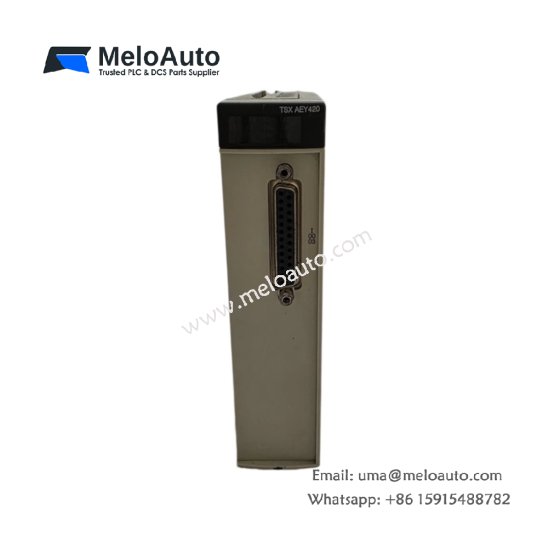 The Schneider TSXAEY420 is a 4-channel analog input module for Modicon TSX systems, featuring 16-bit resolution and fast analog signal processing.