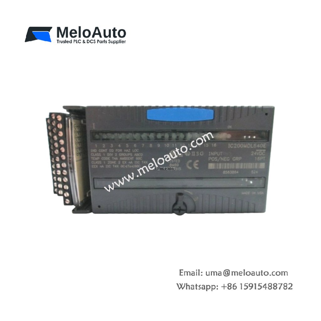 GE IC200MDL640 – Versamax 16-Point Discrete Input Module