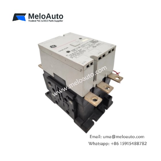 The GE CK08CE300 3-Pole Contactor offers high switching capacity, reliable performance, and compatibility with industrial automation systems.