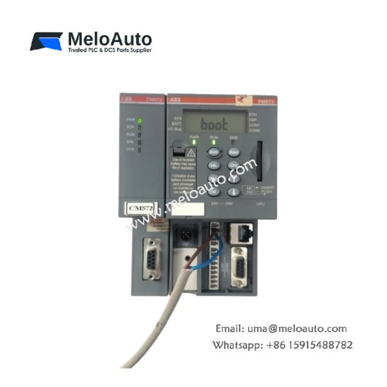 The ABB PM573-ETH 1SAP130300R0271 Processor Module offers fast 32-bit processing, flexible communication protocols, and reliable performance for industrial automation.