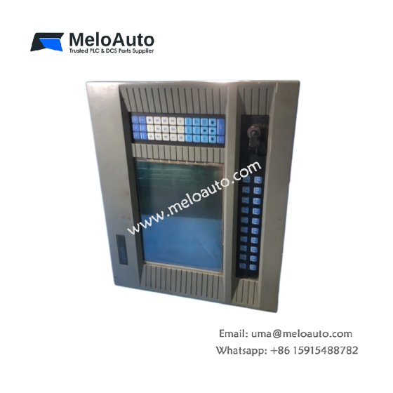 The Xycom 97011 features a 14" CRT display, push-button interface, and dual voltage (115/230VAC). Ideal for industrial control systems.