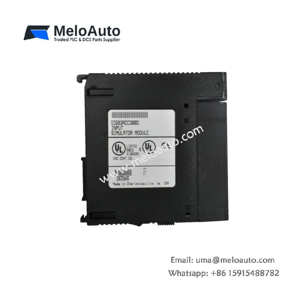 GE IC693ACC300 – Input Simulator Module, 16 Points, DC Powered