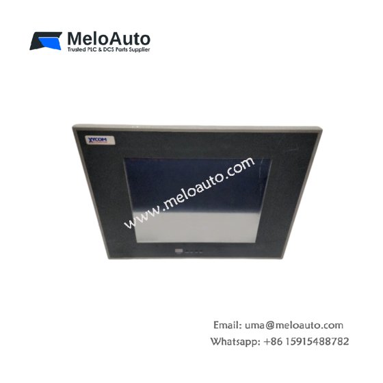 The Xycom 3515 Operator Interface features a 12.1" color display, dual voltage input (115/230VAC), and 6.3A current draw, ideal for industrial automation.