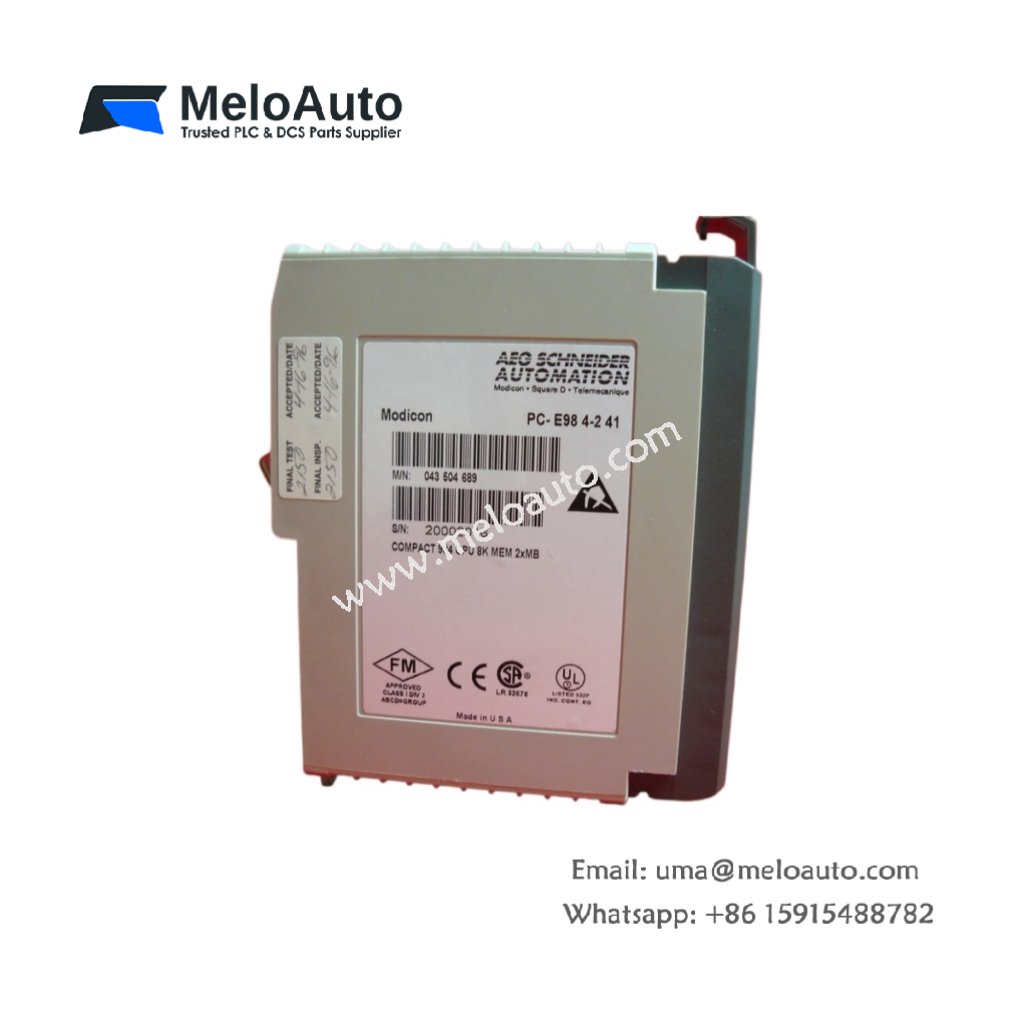 Schneider PCE984241 CPU Module – 984 Series with 8K Memory