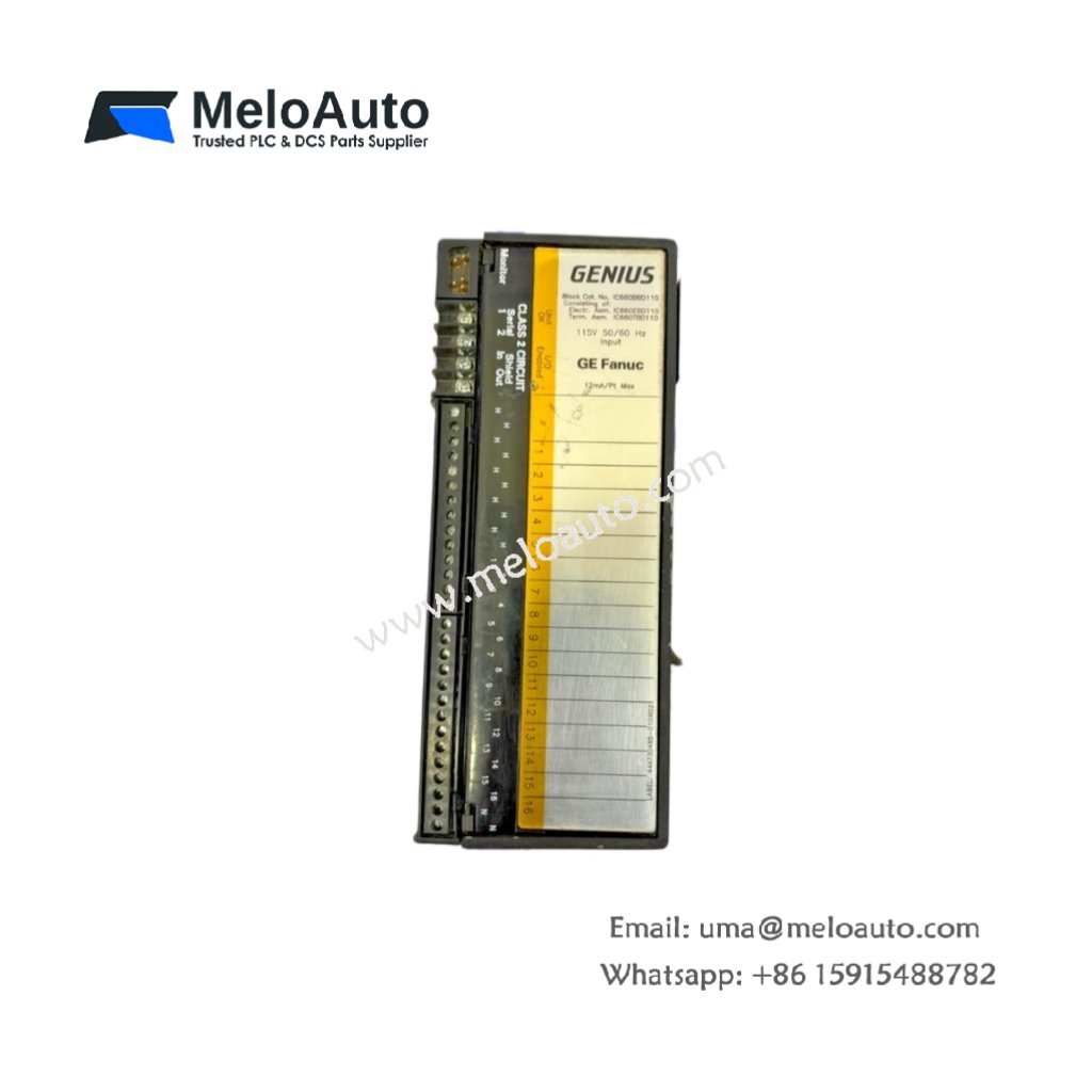 GE IC660EBD110 Genius Block I/O Module: Reliable Electronic Assembly for Industrial Control