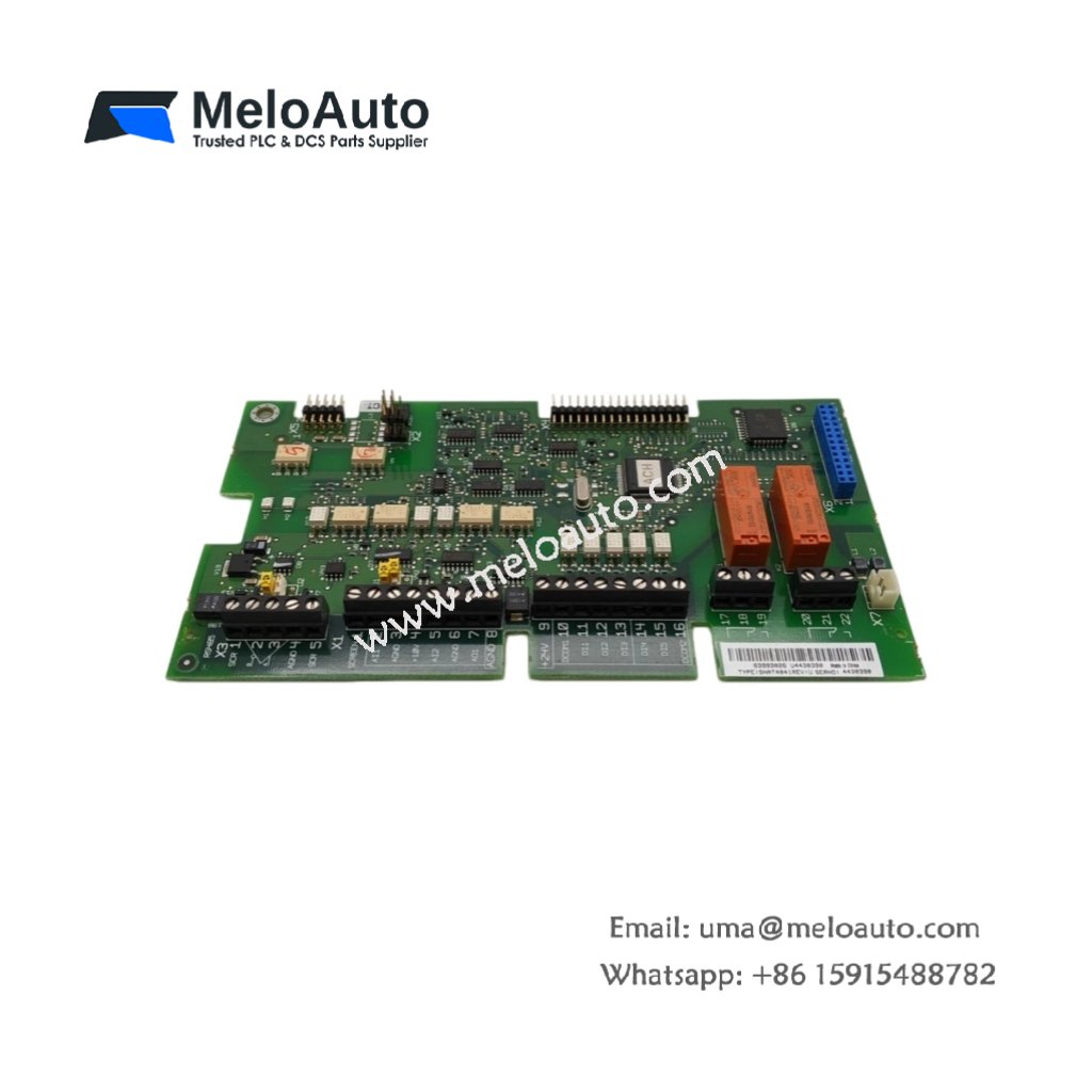 ABB SNAT 4041 PC Board with 34 Pin Connector and 10 Screw Terminals