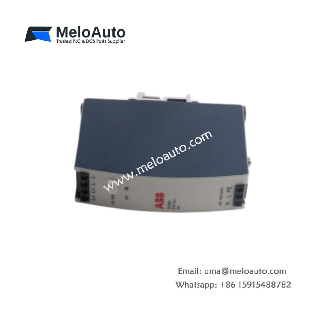 ABB SD831 Power Supply: Reliable 24V DC Solution for Industrial Systems