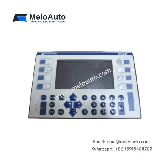 The Schneider TCCX1720L 4-line LCD operator panel offers clear display, intuitive touch controls, and supports multiple communication protocols for industrial automation.