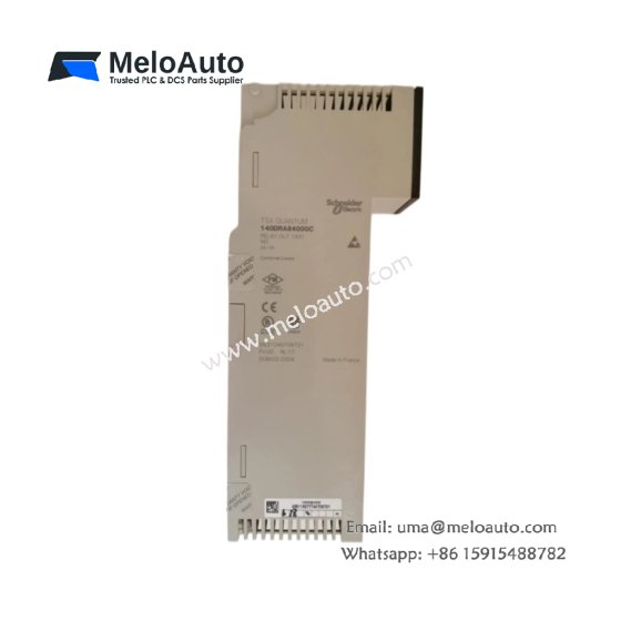 The Schneider 140DRA84000C Relay Discrete Output Module offers 8 outputs, 24V DC, and high current handling for efficient industrial control.