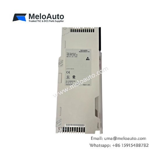 Meta Description: The Schneider 140CPU43412C is a high-speed processor with 2 MB RAM, 500 MHz speed, and 2 Ethernet ports, perfect for Modicon PLC systems.