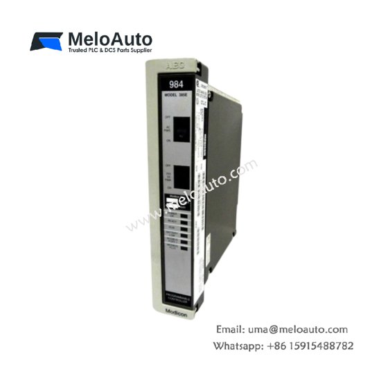 The Schneider PCF984685 Controller supports 115/220 V AC input, 50/60 Hz, with Modbus & Ethernet communication. Ideal for industrial applications.