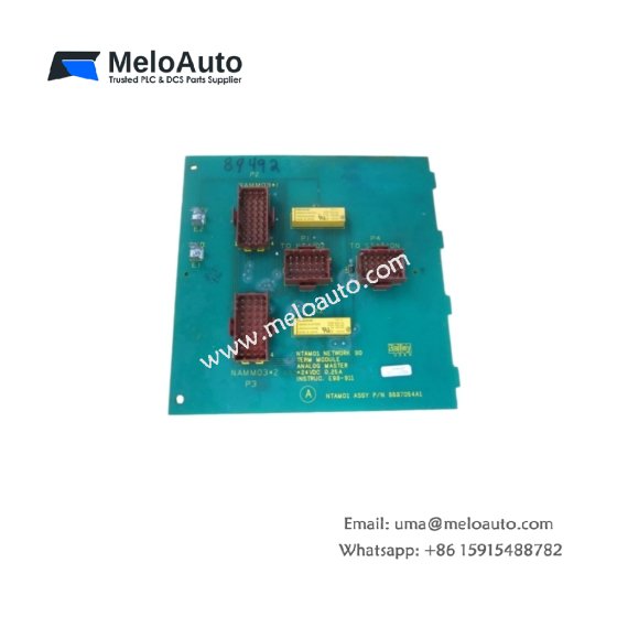 The ABB Bailey NTAM01 Analog Master Termination Unit supports NTAI02 units, routes calibration voltage, and fits into NFTP01 panels. Ensure reliable performance in industrial automation.