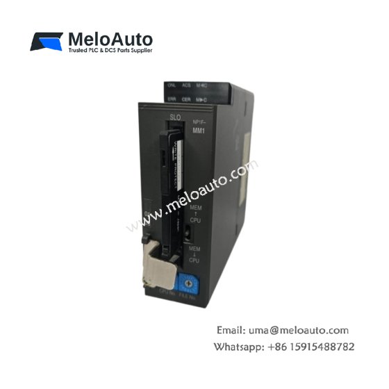 Discover the FUJI NP1F-MM1 memory card interface module. Features 1 channel, opened (NSO) card type, 24V DC power, and IP20 protection. Ideal for industrial applications.