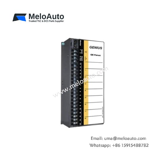 The GE IC660BBS103 Genius I/O block supports dual voltage inputs, 8 circuits, and advanced diagnostics. Ideal for industrial automation systems.