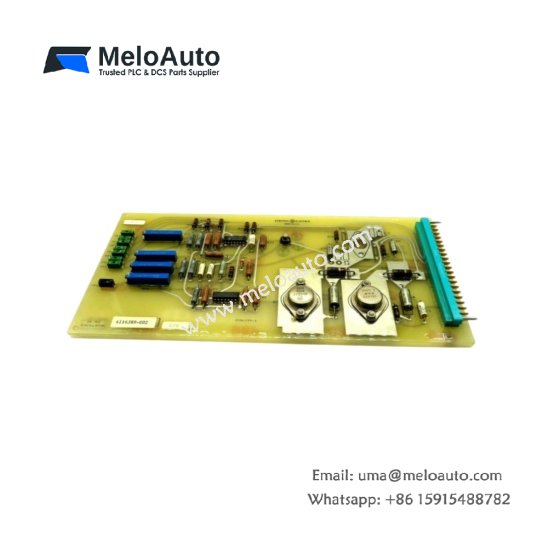The GE 4116J79-G02 vibration board provides 2-channel monitoring for accelerometers and proximity probes. It features signal conditioning