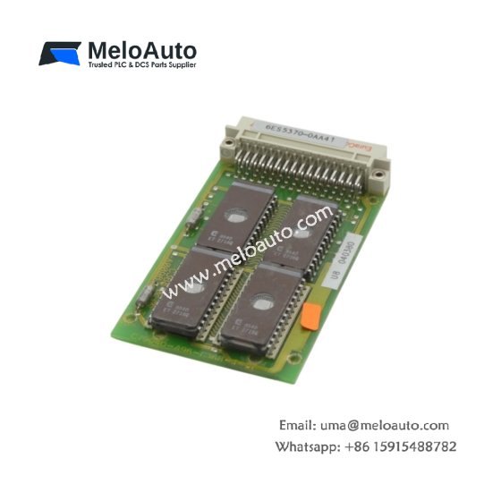 The Siemens 6ES5370-0AA41 Memory Module offers 128 KB DRAM and compatibility with S7-300 and S7-400 systems for efficient automation processes.