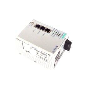 The Schneider 499NOH10510 Ethernet Hub offers 10 Mbps communication, 3 ports, and 24 V DC for reliable integration in Modicon automation systems.