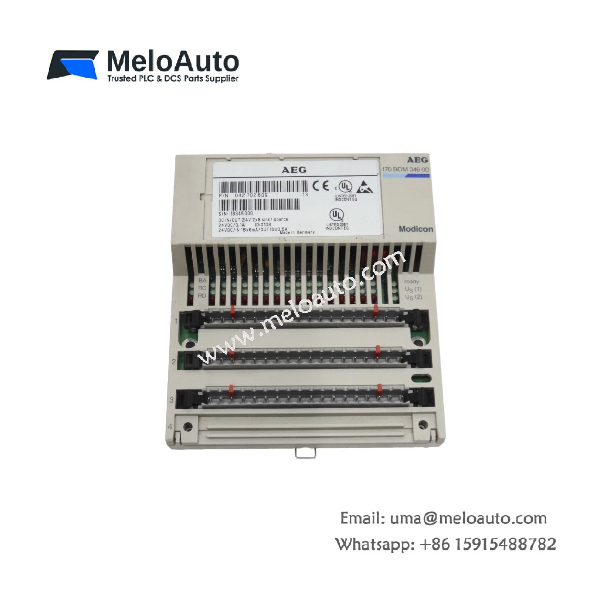 Schneider 170 BDM 346 00 Terminal Block I/O Module