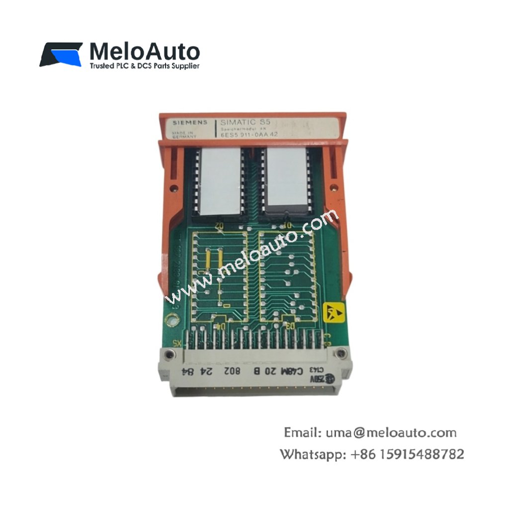 Siemens 6ES5911-0AA42 Memory Submodule: Enhanced Storage Solution for Industrial Control Systems