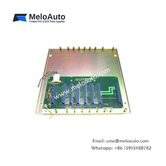 The GE A16B-1212-0360/01A robot master board provides 6-axis motion control with 512 KB program memory. It features battery-backed RAM