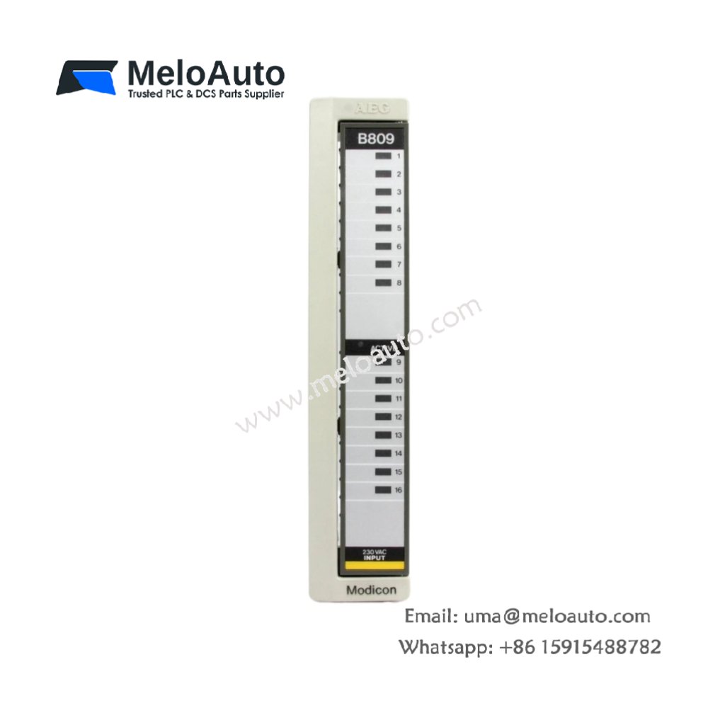 Schneider ASB809016 Discrete Input Module – 16 Points, 230 VAC, I/O, Rack Mount