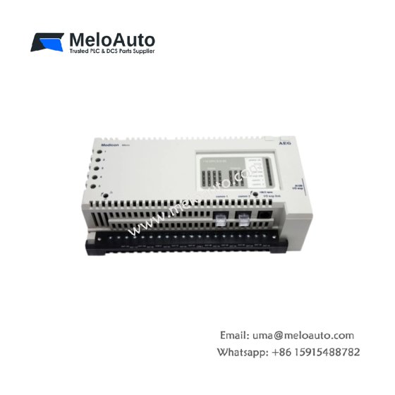 The Schneider 110CPU51200 I/O Module provides 16 digital inputs, 8 analog inputs, and high-speed data processing, ideal for Modicon automation systems.