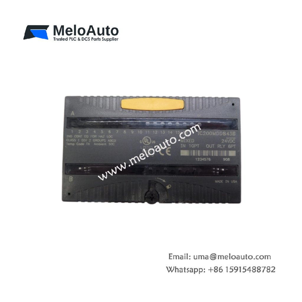 GE IC200MDD843B: VersaMax Mixed I/O Module