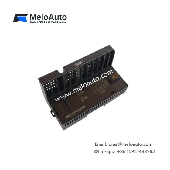 The GE IC200PWB001B Power Supply Booster Carrier extends power capacity for VersaMax I/O systems, offering tool-free installation and seamless integration with additional power supplies.