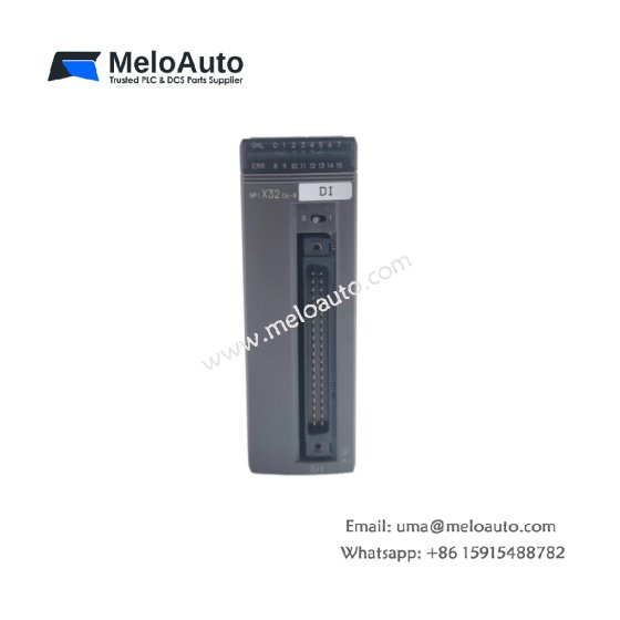 FUJI NP1X0810 digital input module with 8 channels. Accepts 24V DC sink or source signals with optical isolation. Reliable PLC input