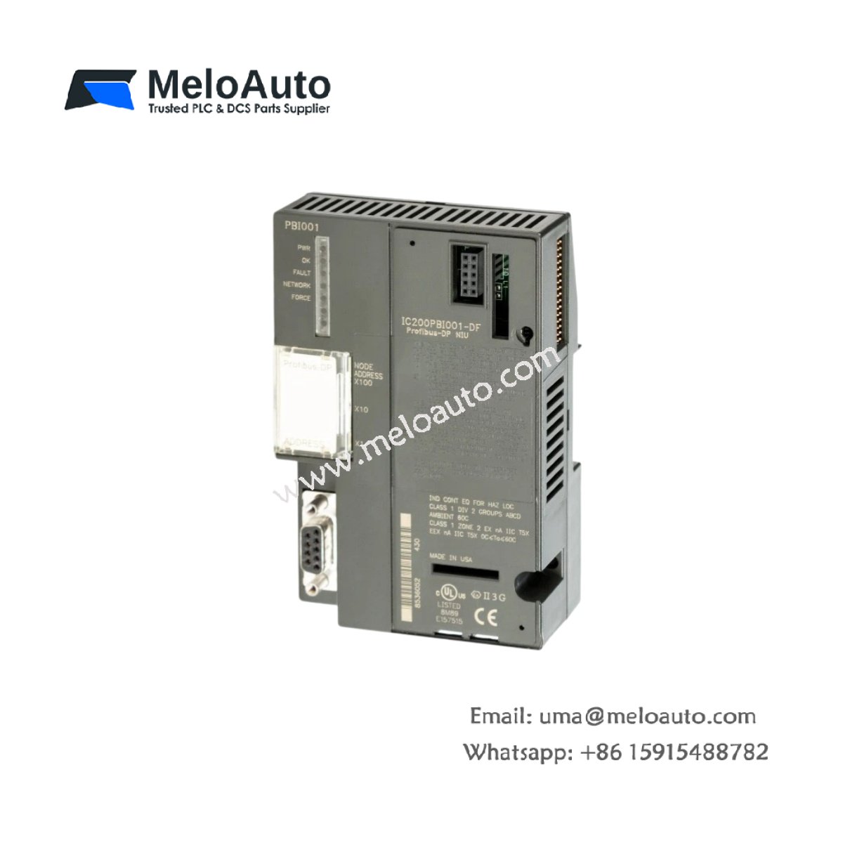 Dp Module Selection Application GE IC200PBI001-DF Profibus DP Module | VersaMax Series