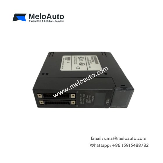 The GE IC693MDL753E Output Module offers 8 channels, 24 VDC output, and built-in overcurrent protection for industrial automation systems.