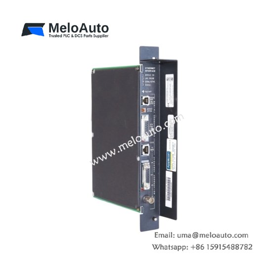 The GE IC697CMM742-HJ offers versatile communication ports and efficient power usage for industrial automation. It features clear status indicators and compact design.