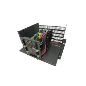 The ABB Bailey NMPP02 auxiliary power panel module provides 8-channel 24V DC power distribution with individual circuit fusing. It features DIN rail mounting and status LEDs.