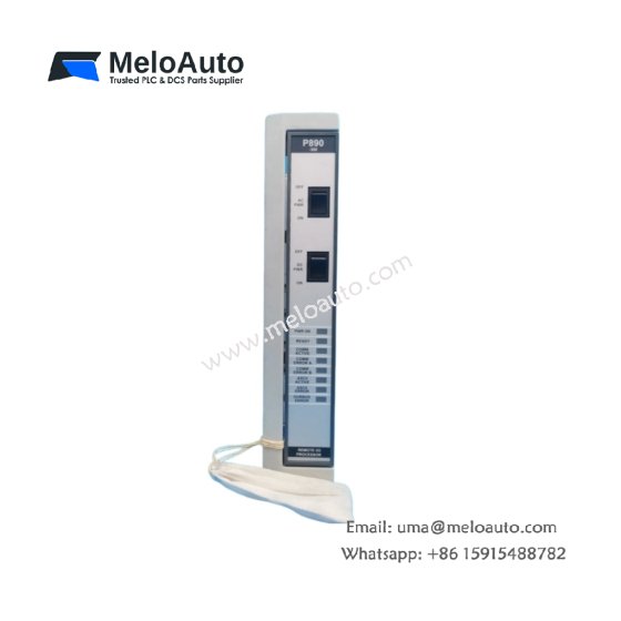 Schneider ASP890300 remote I/O processor manages 512 digital and 128 analog points. Features dual RJ45 ports with Modbus