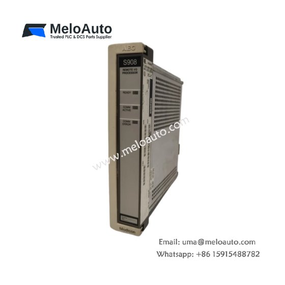 The Schneider ASS908120 remote I/O processor offers versatile communication protocols, robust design, and reliable performance