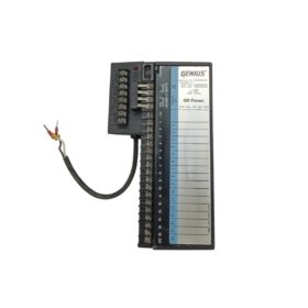 The GE IC660EBD023 electronic assembly provides 16 sink I/O circuits for Genius I/O blocks. It supports 24 VDC operation and hot-swap