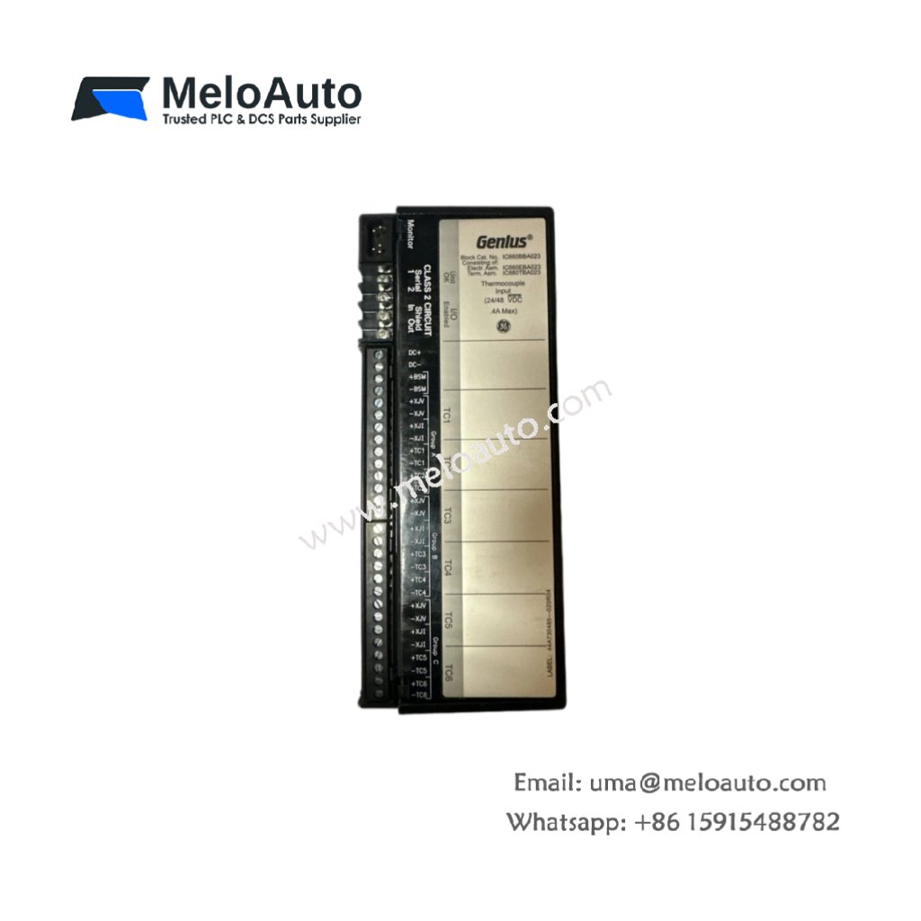 GE IC660BBA023: Genius Block Thermocouple Input Module