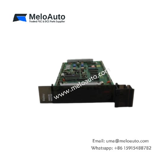 ABB Bailey NAMM01 analog master module manages up to 64 channels with dedicated 16-bit processing. Features 10 ms scan rate ABB Bailey NAMM01 analog master module manages up to 64 channels with dedicated 16-bit processing. Features 10 ms scan rate