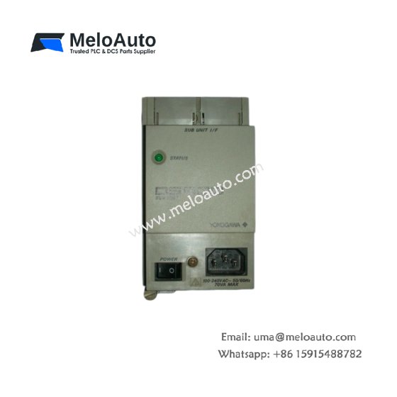 The Yokogawa DS600-00-1M is a reliable Data Acquisition Sub Unit with 70 VA power consumption and 100-240 VAC power supply, ideal for industrial automation and process control.