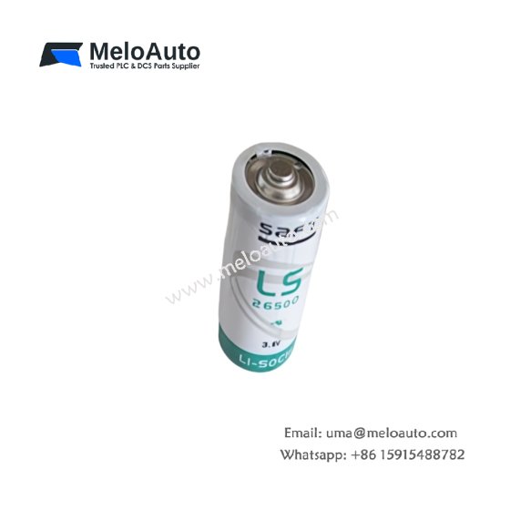 The Siemens 6EW1000-7AA lithium backup battery provides 3.6V with 7700mAh capacity for SIMATIC S5 systems. It features C-cell form factor.