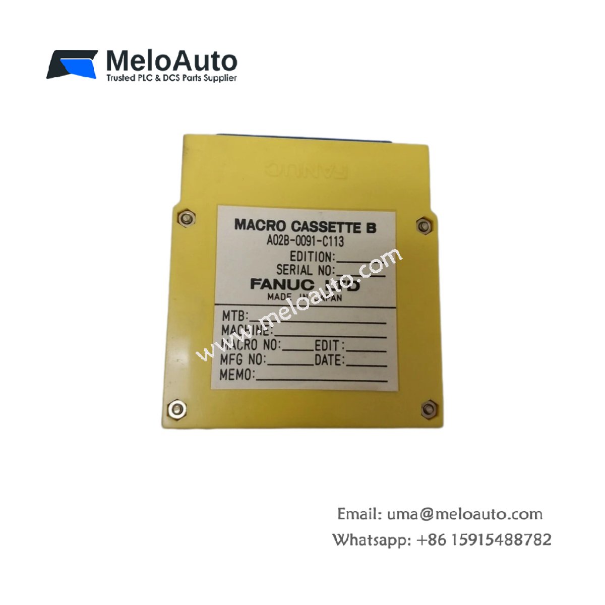 GE A02B-0091-C113 PLC Module 24 VDC Input and Output