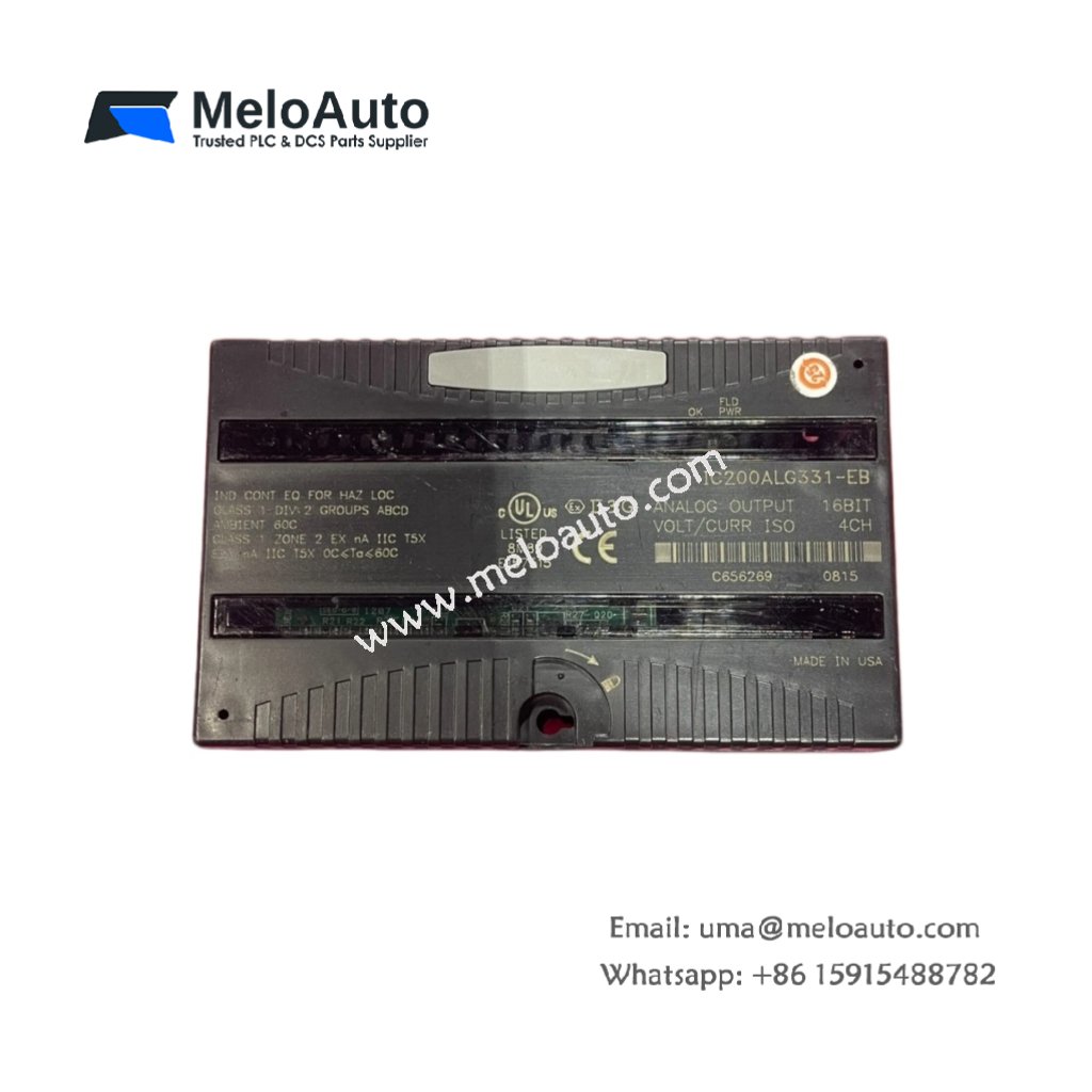 GE IC200ALG331-EB Analog Input Module – High-Performance Control for Industrial Automation