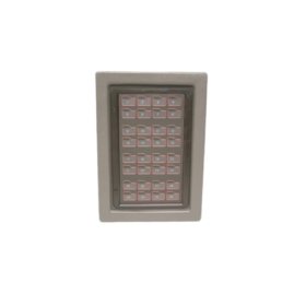 The ABB Bailey IIADP01 annunciator display panel provides 40 LED indicators with acknowledgment switches. It features a battery-free design and front-mount installation.