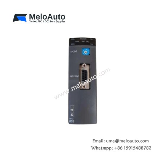 FUJI NP1L-RS2 communication module with RS-232C serial interface. Reliable data exchange for programming terminals and peripheral devices